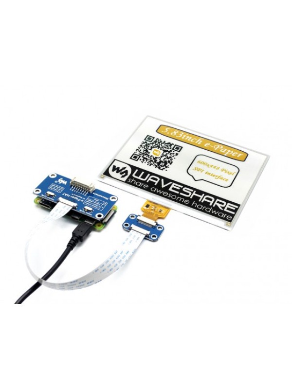 5.83inch E-Ink Display HAT