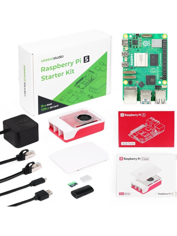 Seeed Studio Raspberry Pi 5 Starter Kit - 8GB RAM...