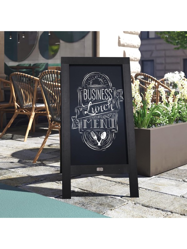 A Frame Chalkboard with Chalk Markers by HBCY Crea...