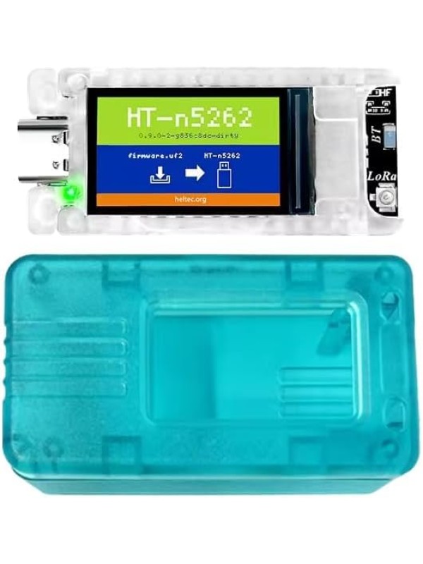 Heltec Mesh Node T114 V2 Meshtastic Tracker Nordic nRF52480 SX1262 LoRa LoRaWAN 915MHz Positioning 1.14-inch Display Development Kit Solar Panel Power Supply with BLE WiFi (T114 with Screen GNSS Case)
