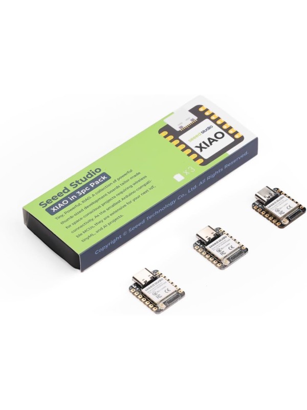 Seeed Studio XIAO ESP32 S3 Sense - 2.4GHz Wi-Fi, BLE 5.0, OV2640 Camera Sensor, Digital Microphone, 8MB PSRAM, 8MB Flash, Battery Charge Supported, Rich Interface, IoT, Embedded ML …