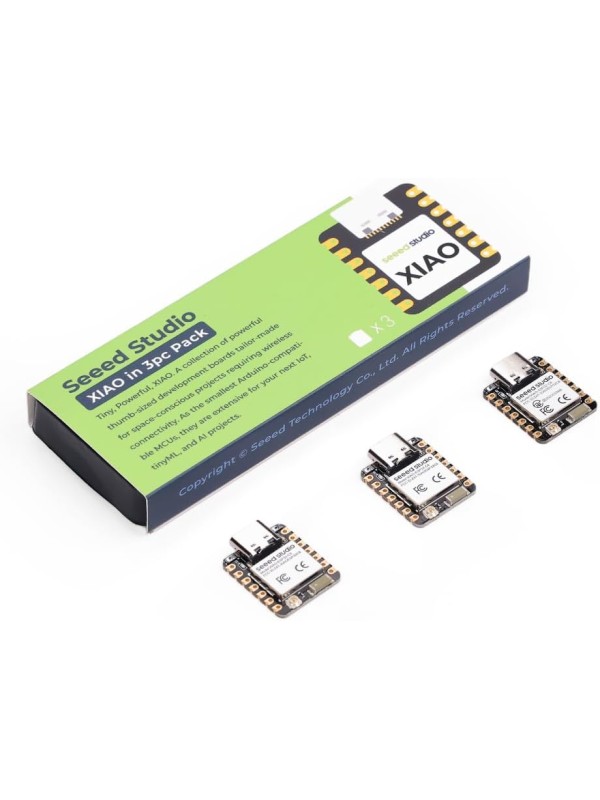Seeed Studio XIAO ESP32 S3 Sense - 2.4GHz Wi-Fi, BLE 5.0, OV2640 Camera Sensor, Digital Microphone, 8MB PSRAM, 8MB Flash, Battery Charge Supported, Rich Interface, IoT, Embedded ML …