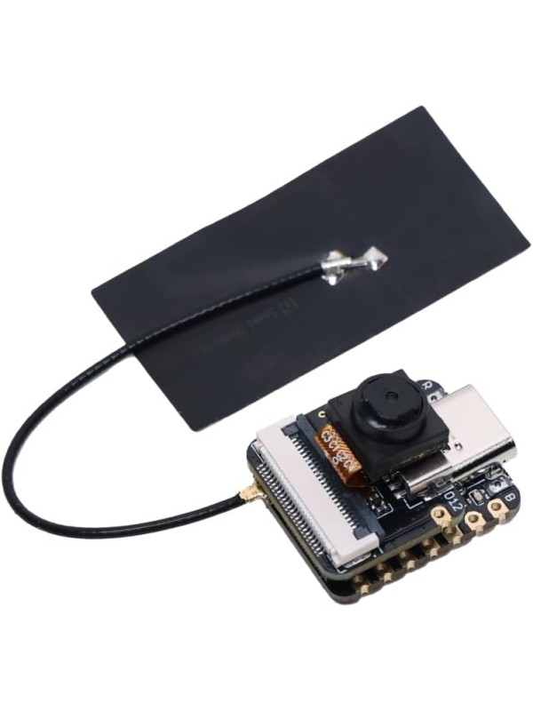 Seeed Studio XIAO ESP32 S3 Sense - 2.4GHz Wi-Fi, BLE 5.0, OV2640 Camera Sensor, Digital Microphone, 8MB PSRAM, 8MB Flash, Battery Charge Supported, Rich Interface, IoT, Embedded ML …